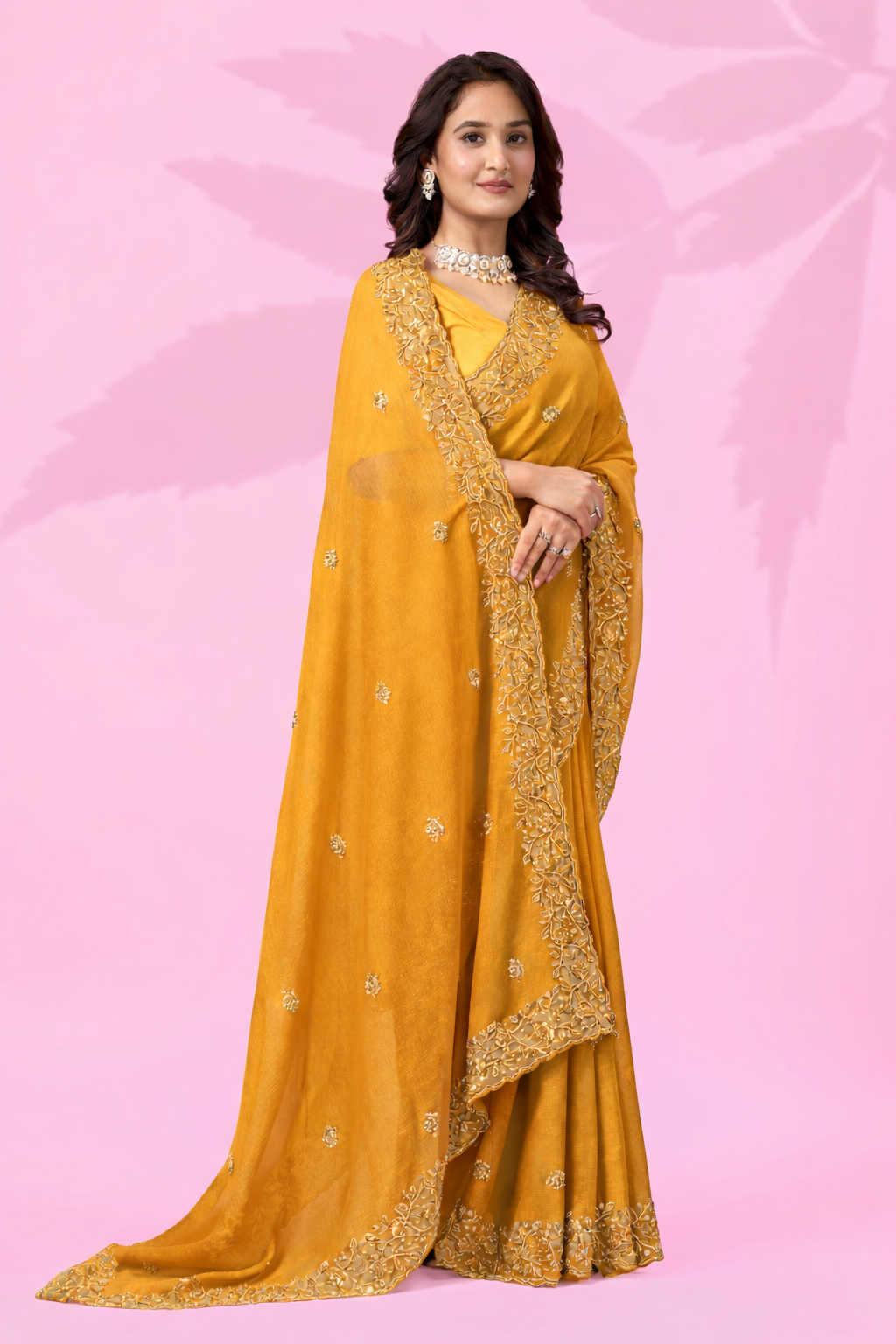 Mint Green Art Silk Saree with Thread & Sequins Work | Designer Party Wear Saree for Women