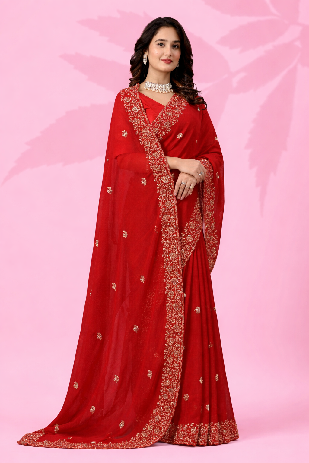 Mint Green Art Silk Saree with Thread & Sequins Work | Designer Party Wear Saree for Women